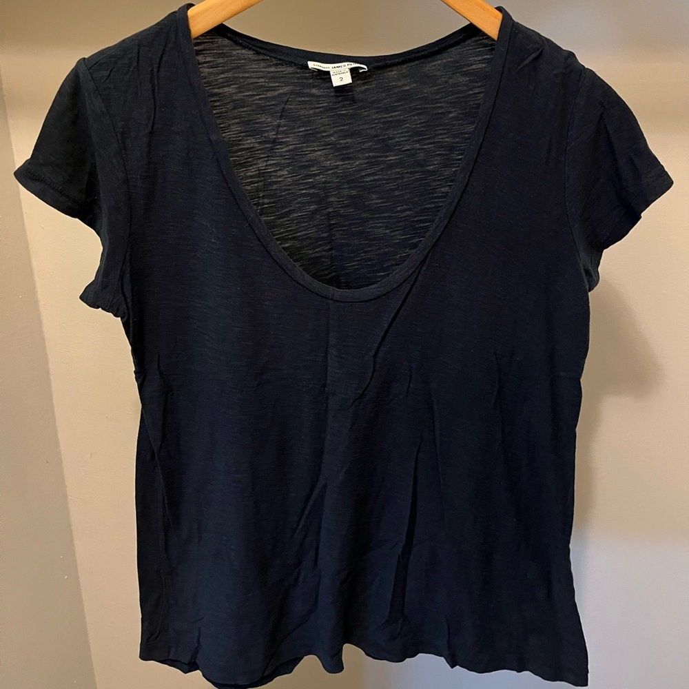 James Perse T shirt Navy Size 2